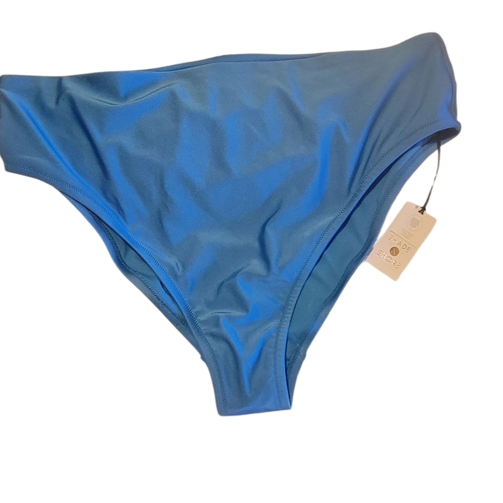 Shade & Shore Blue Bikini Bottom Size 1X(17-18)
